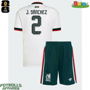 Mexiko Jorge Sanchez #2 Bortaställ Barn VM 2026 Kortärmad (+ Korta byxor)
